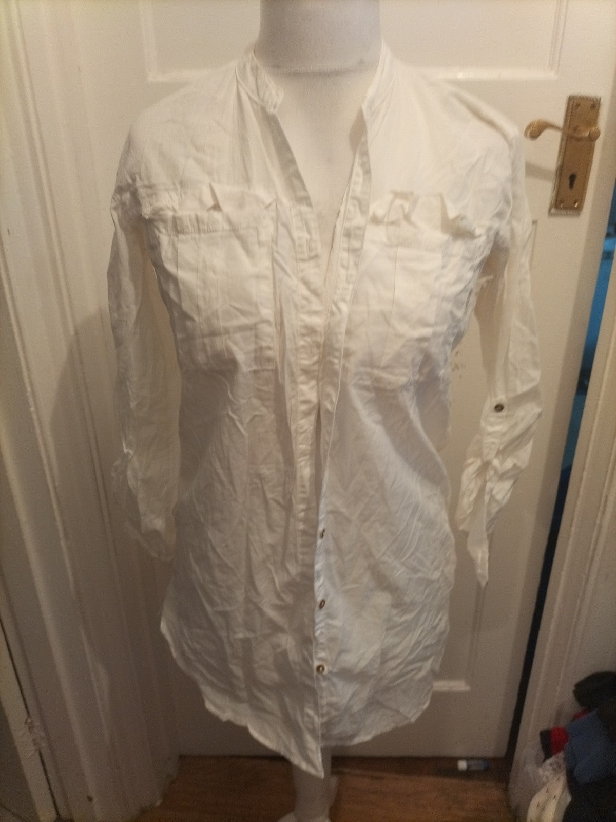 Logg 8 White Buttoned Blouse