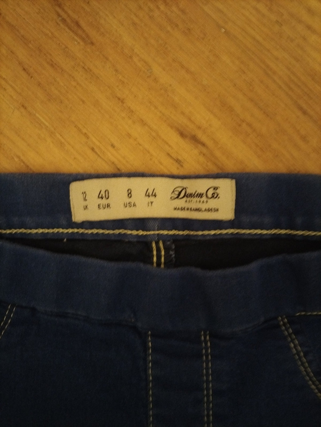 Denim&Co 12 Blue Jeggings