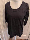 Yours 18 Black Half Sleeve T-shirt