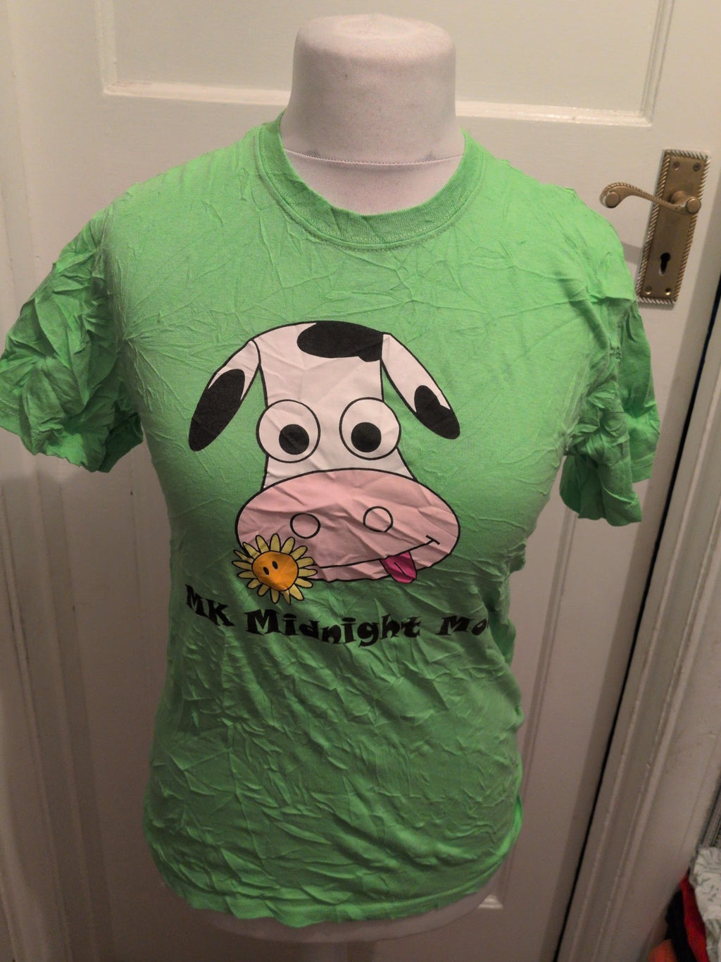 Gildan Medium Green Cow Short Sleeve T-shirt