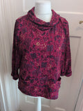 Country Rose Medium Purple Pattern Jumper