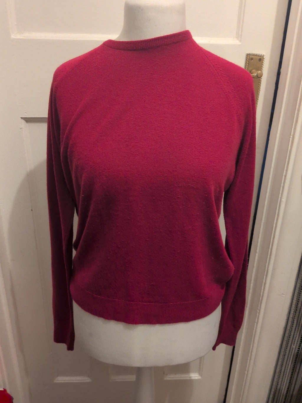 Tesco 18 Hot Pink Long Sleeve Soft Pullover Jumper