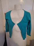 Ladies Primark Size 14 Green Long Sleeve Cardigan