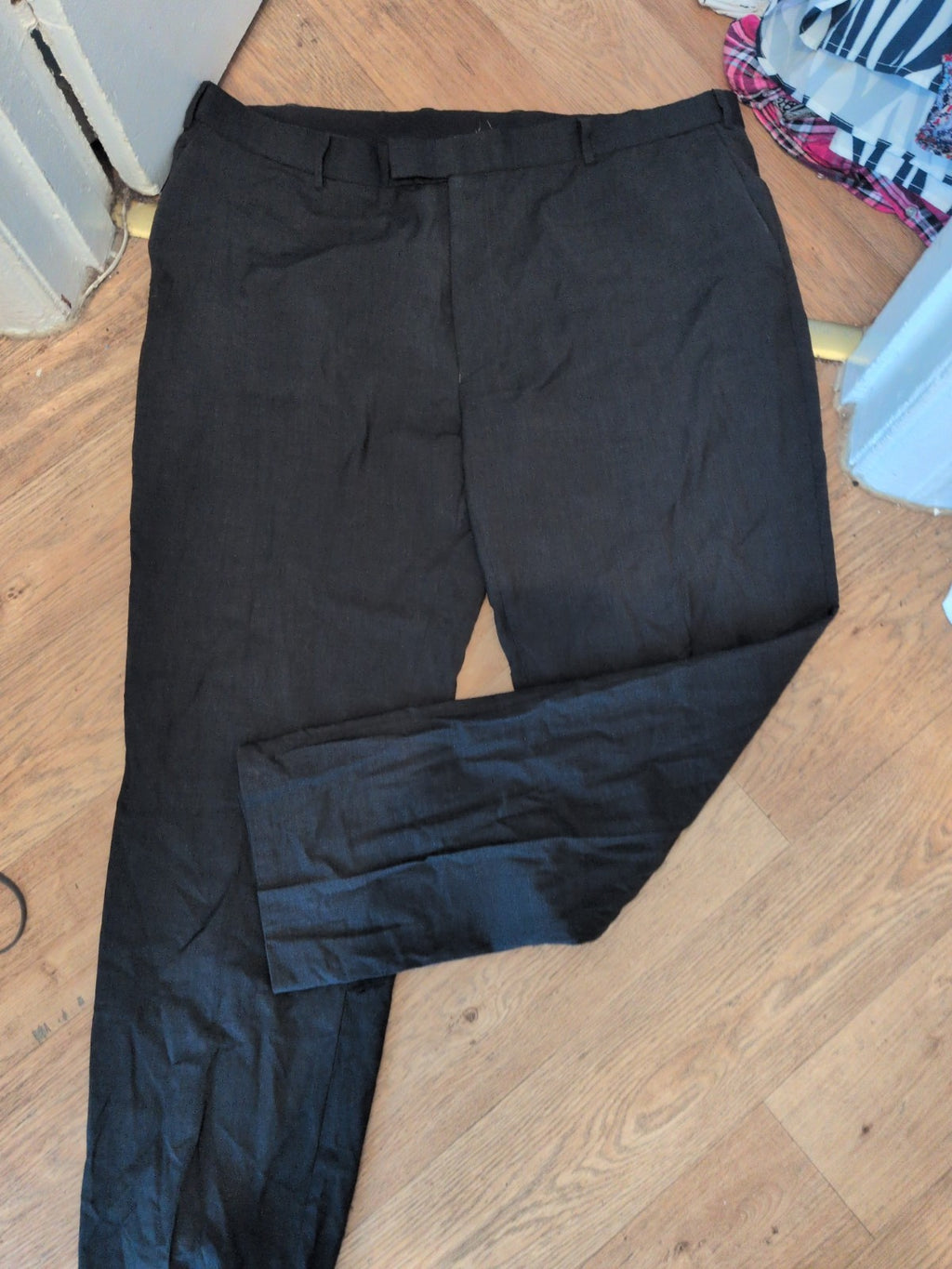 Ben Sherman 46x31.5 Dark Grey Smart Trousers