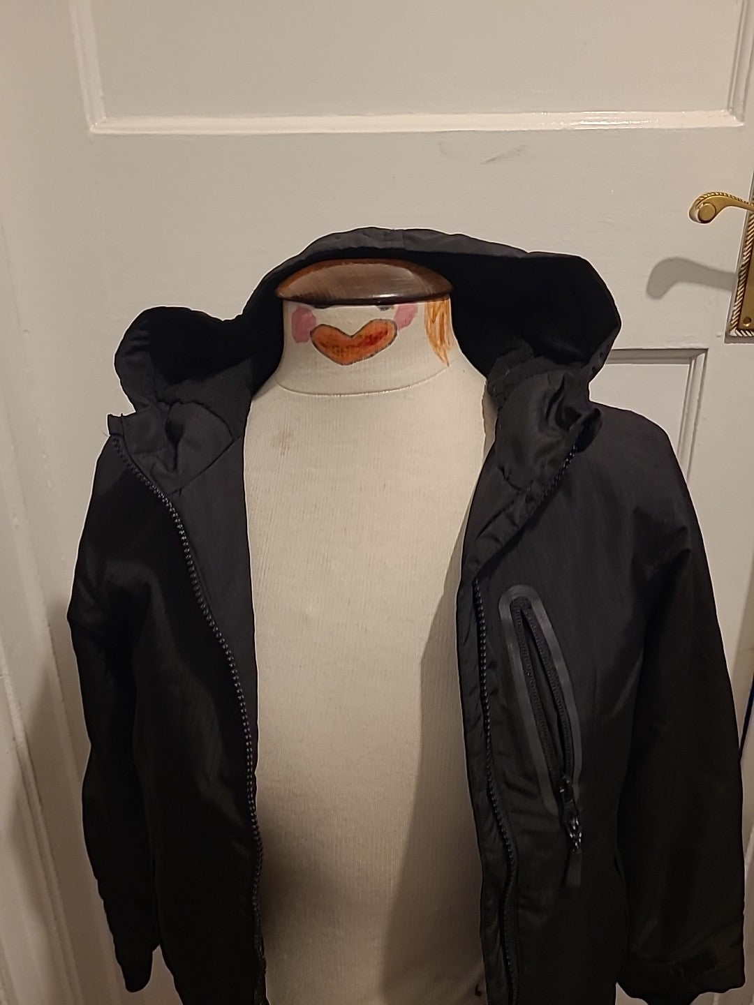 Boys Primark Age 9-10 Years Black Zip Through Jacket