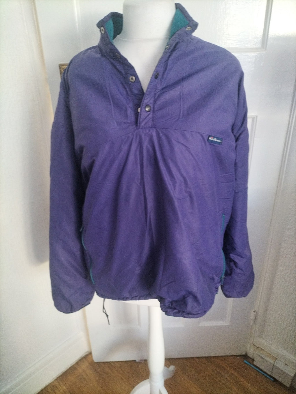 Mens Polartec Size Large Purple Fleece Lined Coat