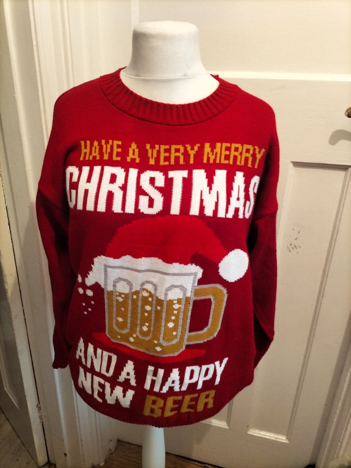 Blush Avenue XL Red Christmas Style Pullover Jumper