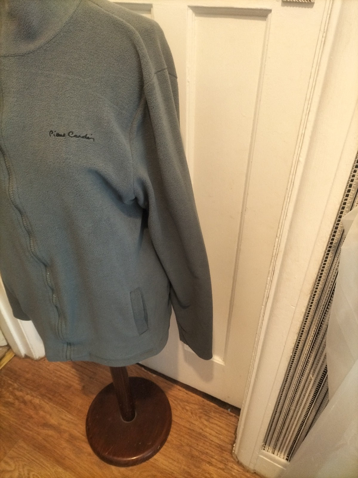 Mens Pierre Cardin Size Medium Grey Zip Through Jacket
