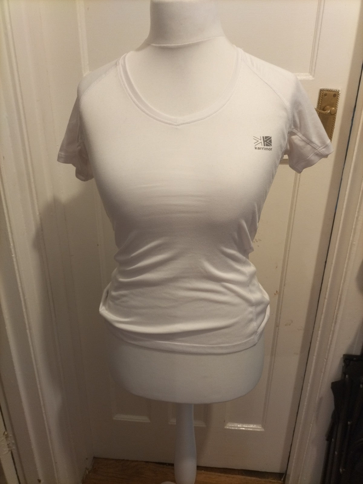 Ladies Karrimor Size 10 White Short Sleeved Tshirt