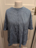 Tu 20 Blue Short Sleeve Plain T-shirt