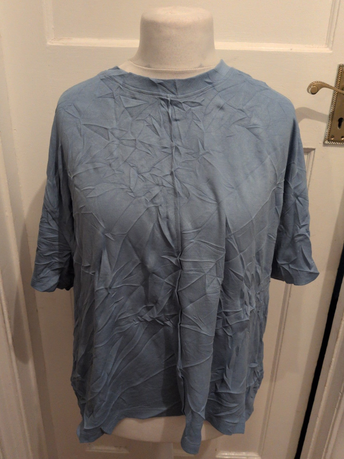 Tu 20 Blue Short Sleeve Plain T-shirt