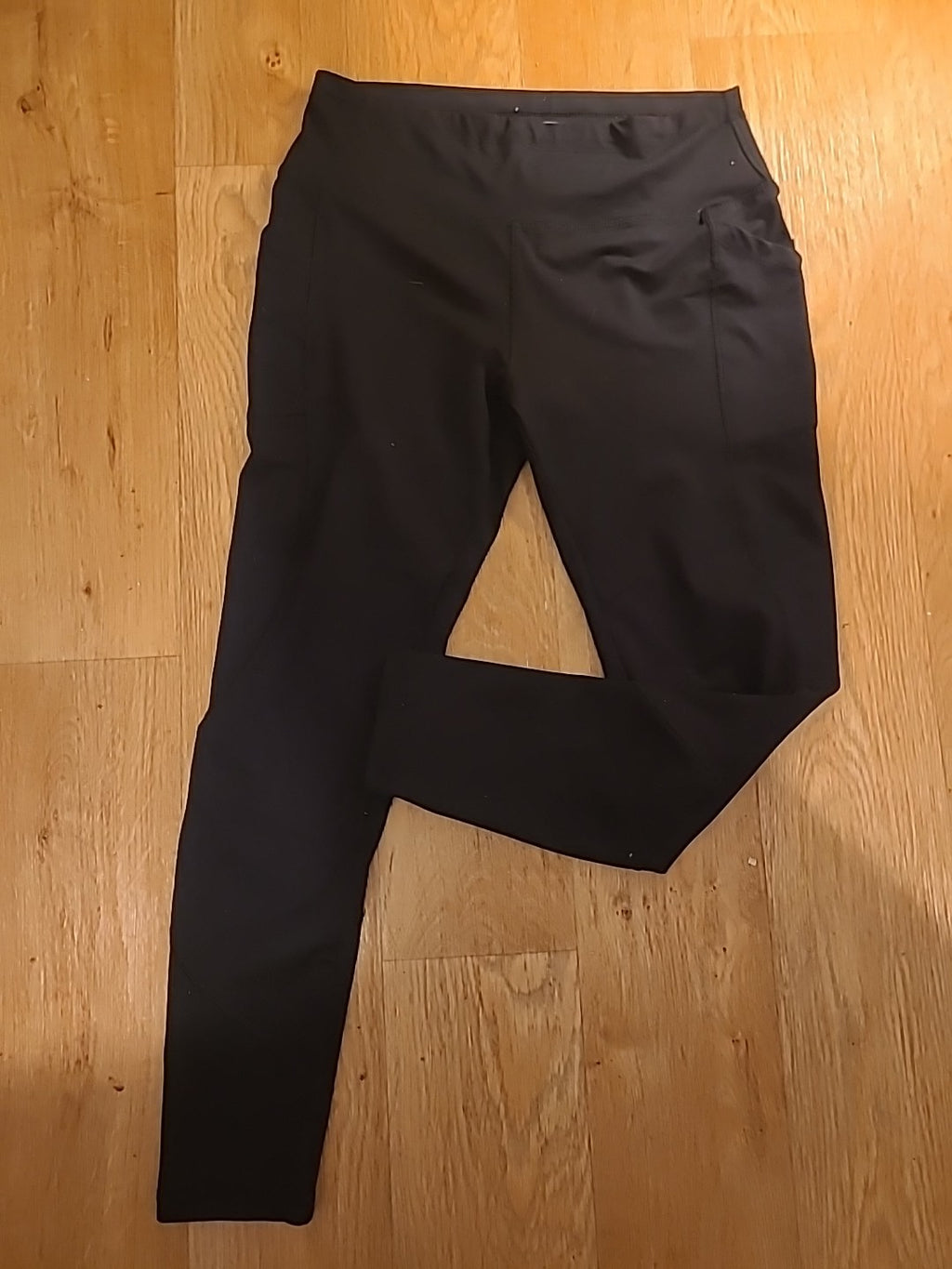 Ladies Workout Size 12-14 Black Sports Legging