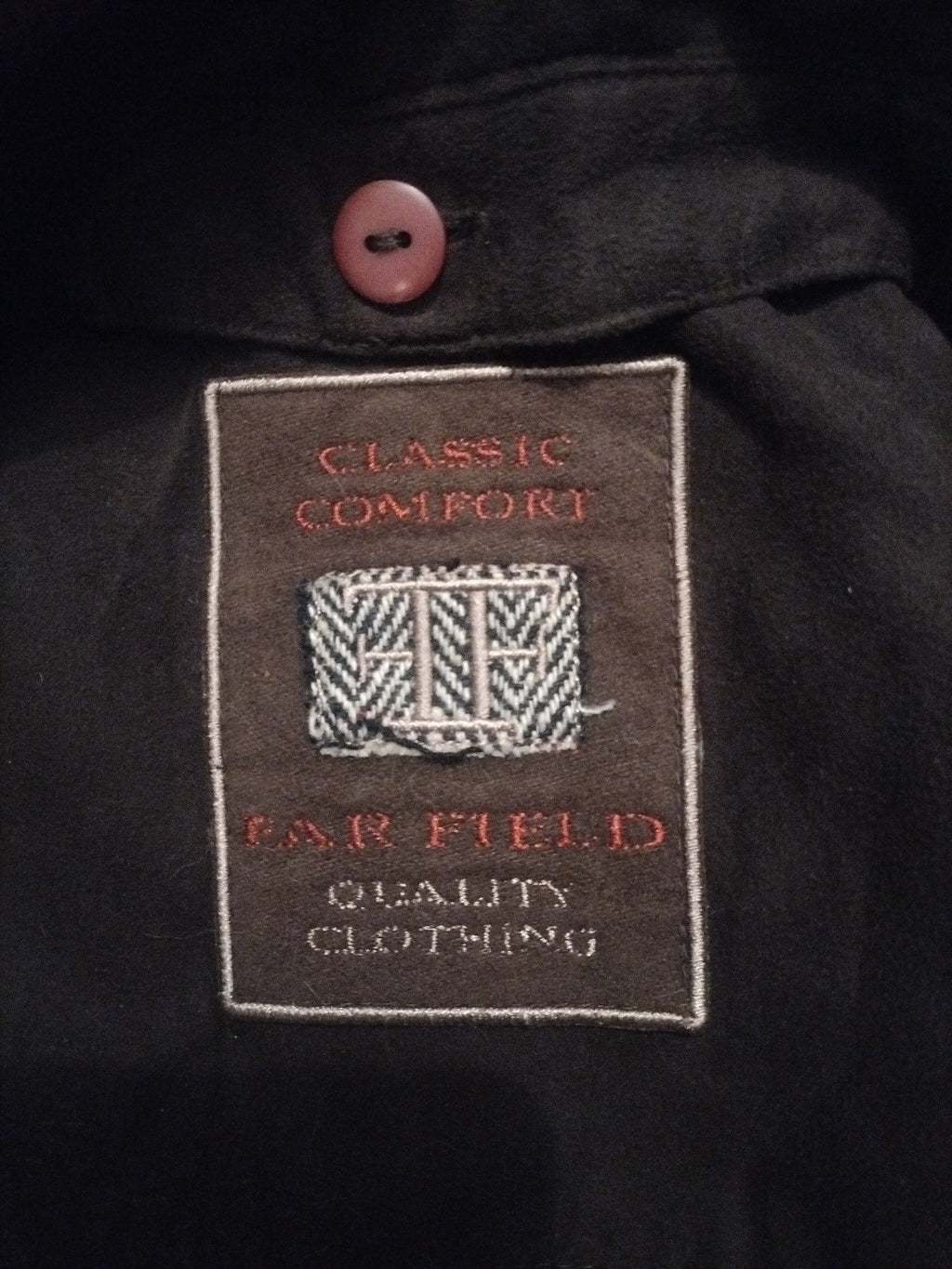 Mens Brown Coat FAR FIELD  Classic Comfort 46 Chest
