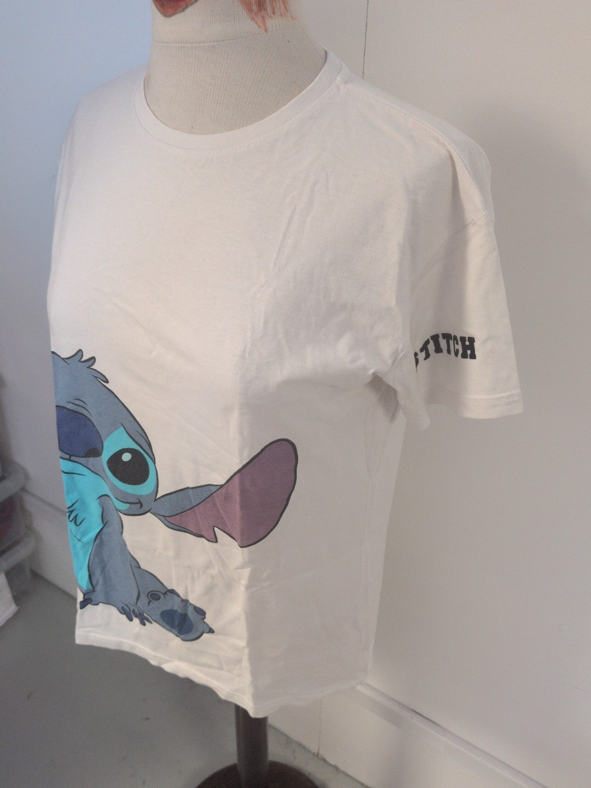 Primark Girls 12-13 Years Disney Stitch Short Sleeve T-shirt