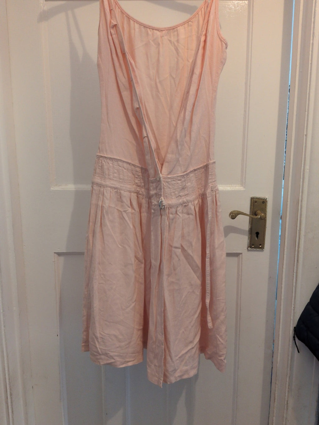 M/L Pink V Neck Dress
