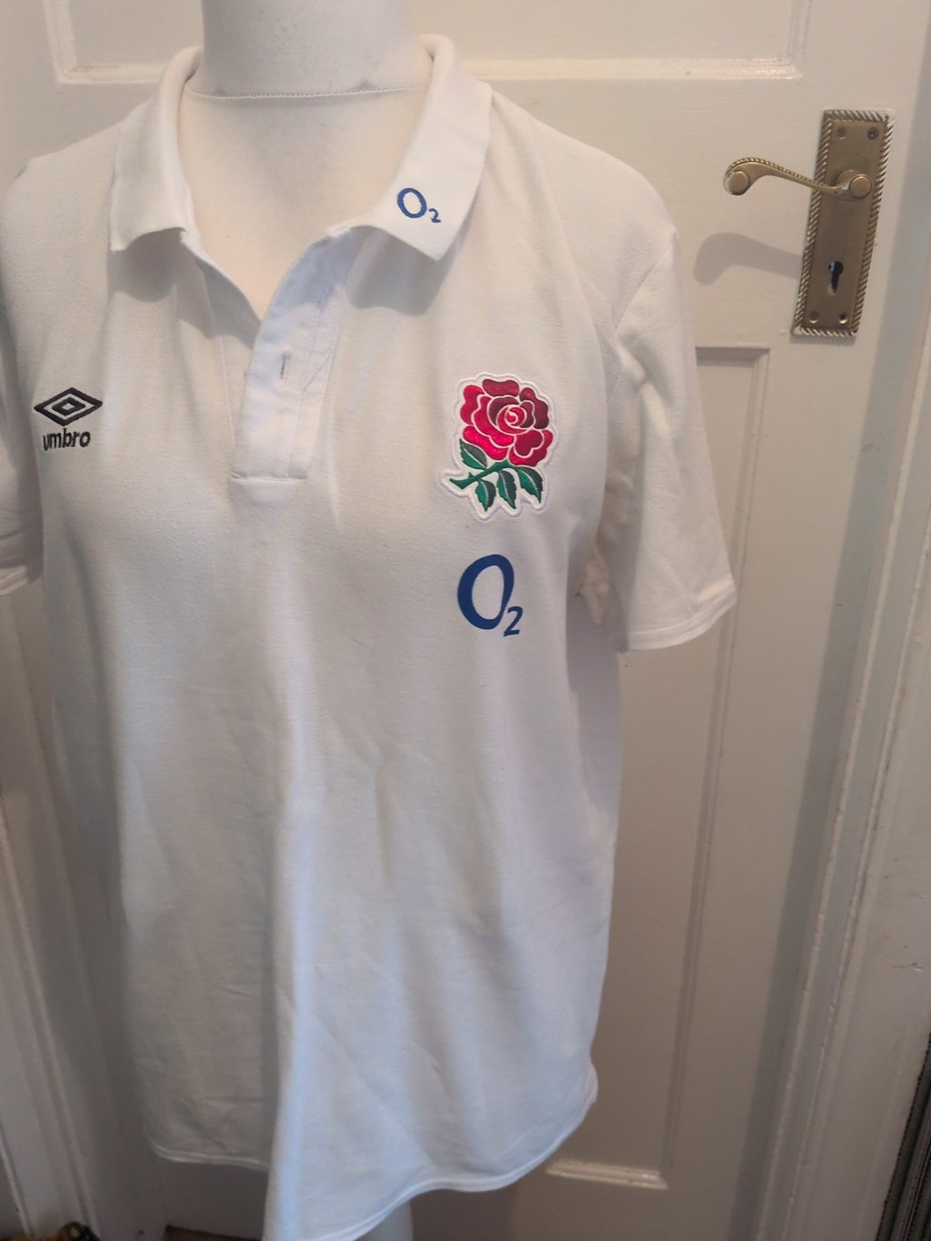 Umbro XL England Rugby Short Sleeve Polo