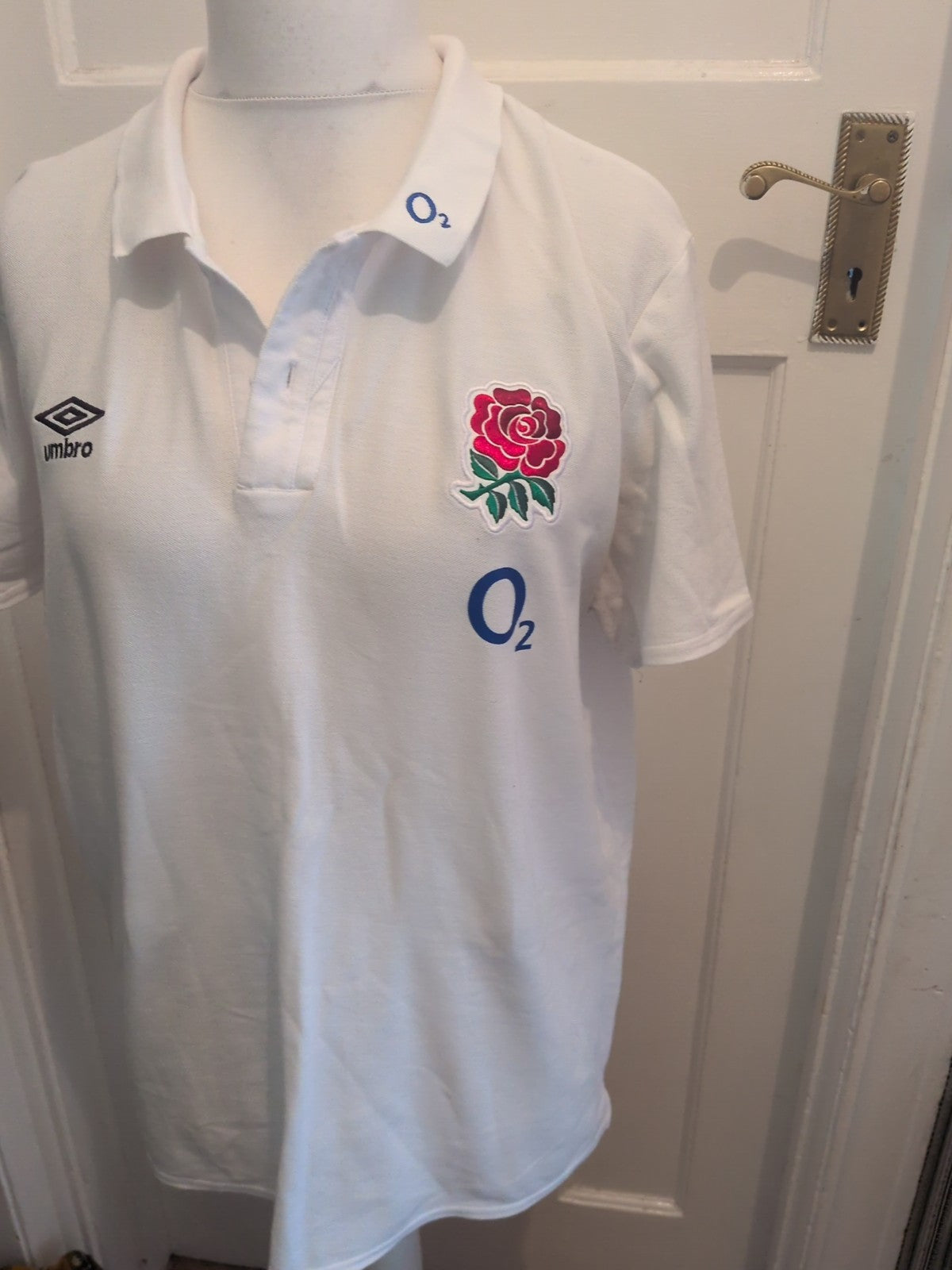 Umbro XL England Rugby Short Sleeve Polo