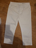 Ladies Denim365 Size 10 Kate Crop White Jegging