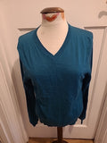 Mens Jack Stuart Size Small Teal Green V Neck Pullover Jumper Lightweight