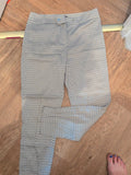 M&S Collection 10 Regular Brown/Stone And Black Patterned Trousers