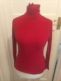 Papaya Woman 12 Deep Pink High Neck Long Sleeved Top