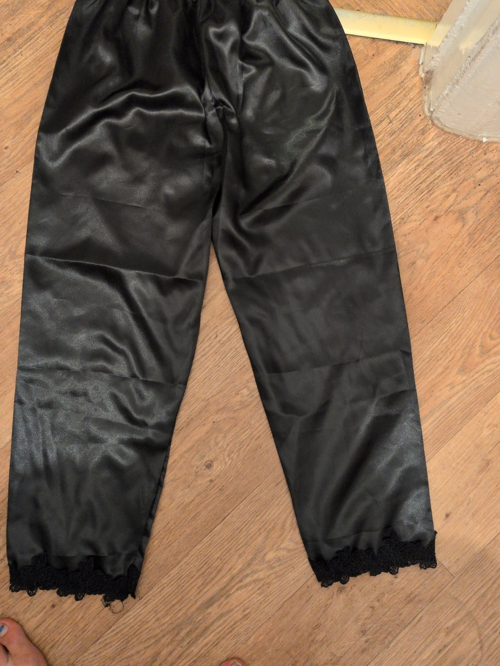 Ladies Boohoo Size 10 Black Pyjama Set