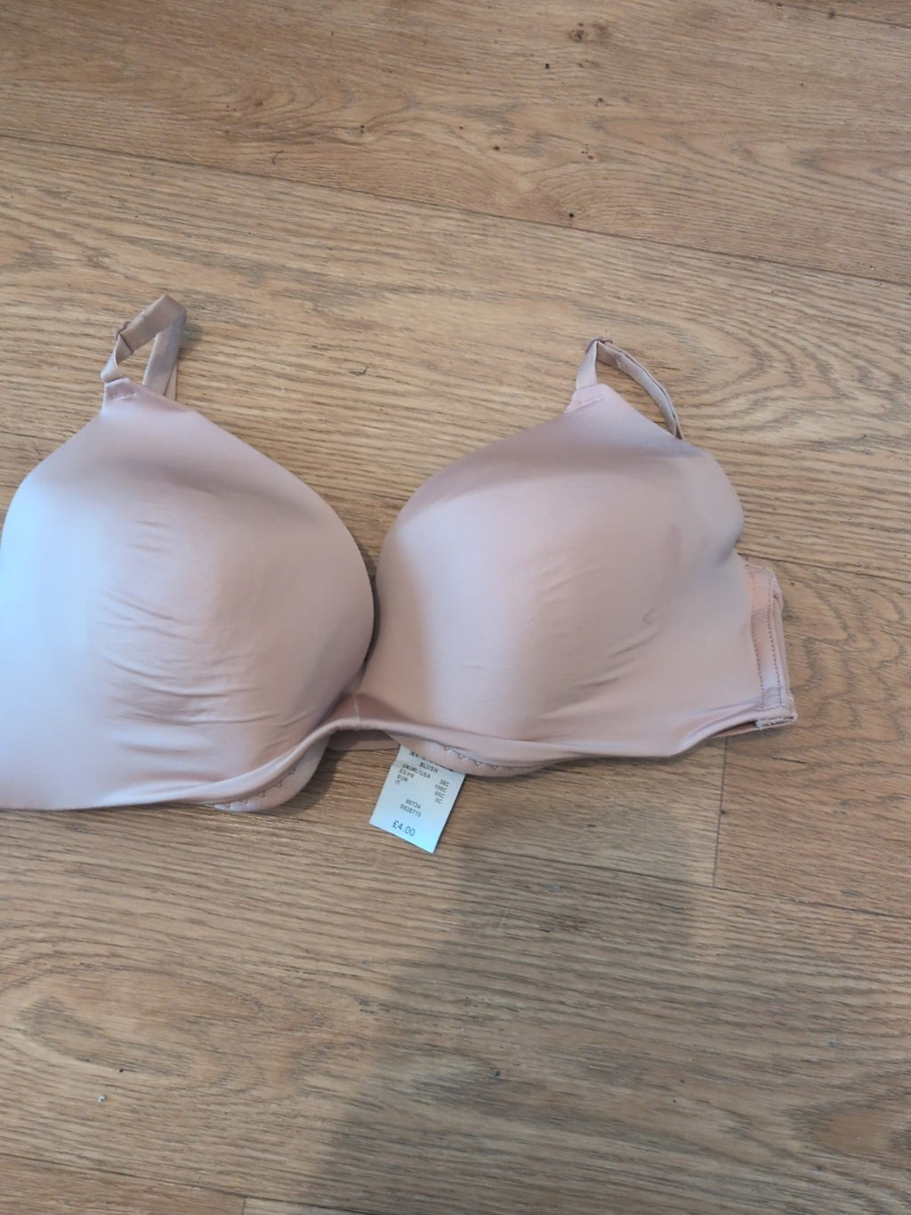 Primark 38c Pink Seamless Padded No Wires Bra