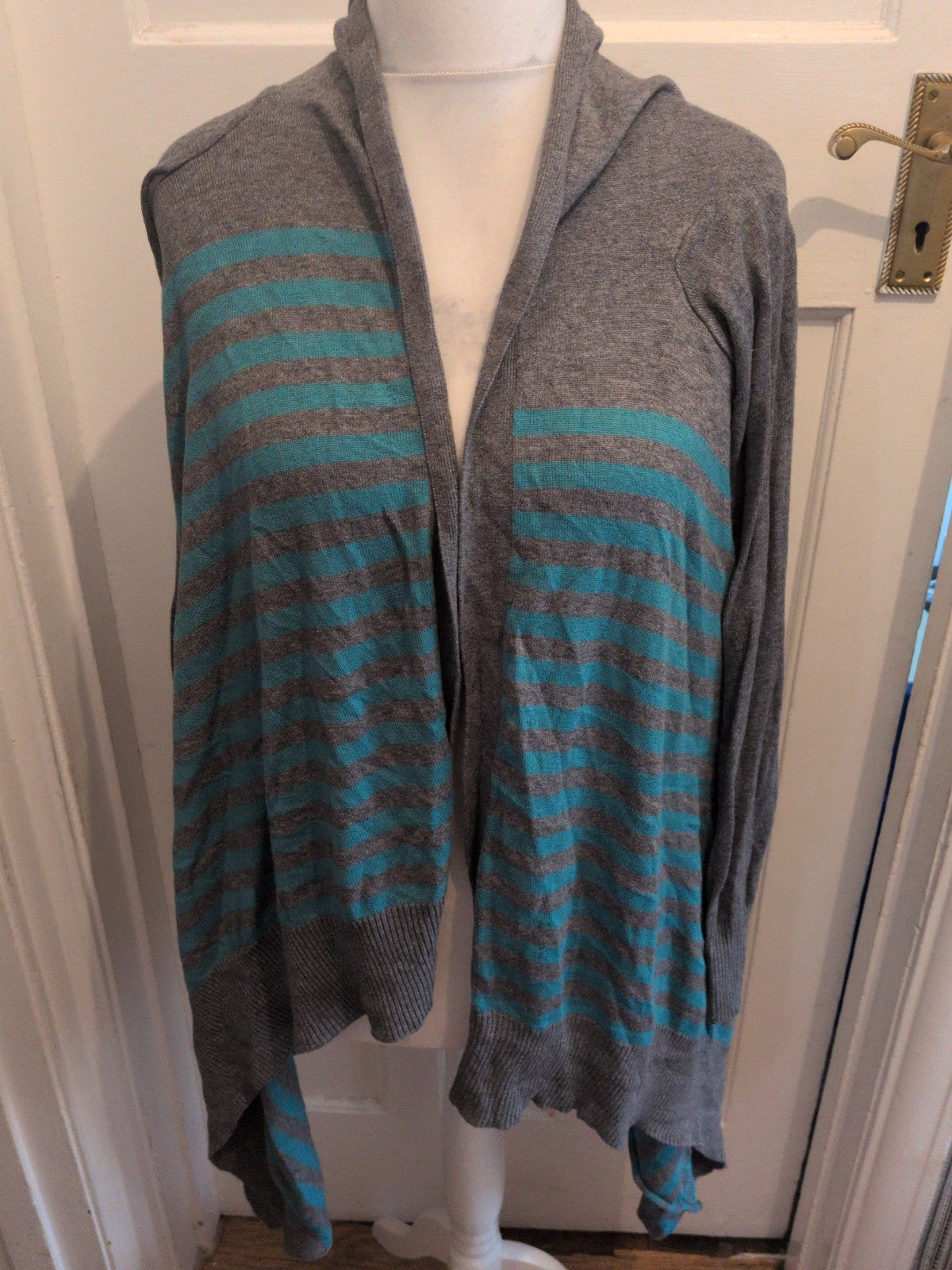 F&F 18 Grey And Blue Cardigan
