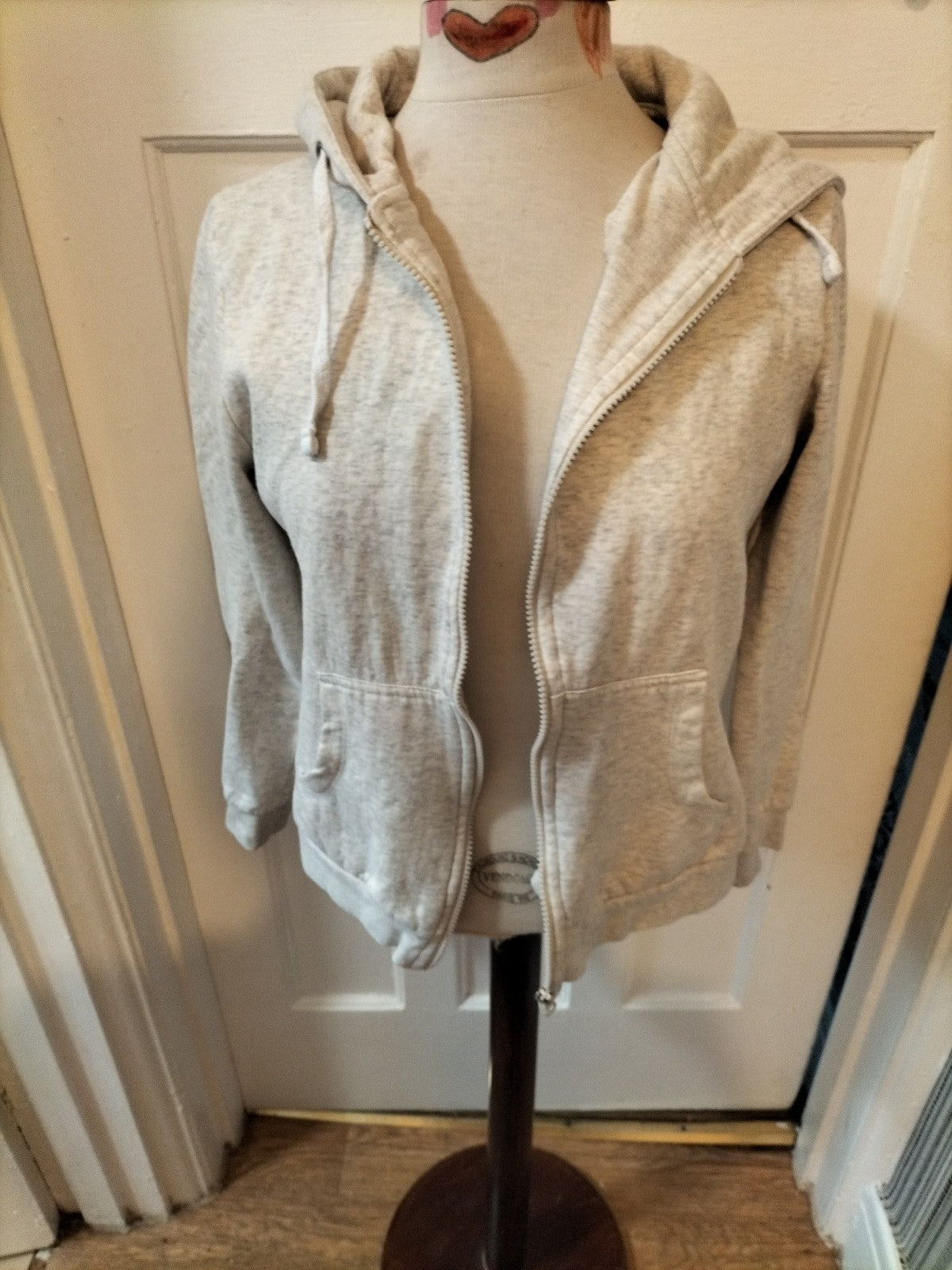 Ladies Pep&Co Size 8 Grey Zipped Jacket