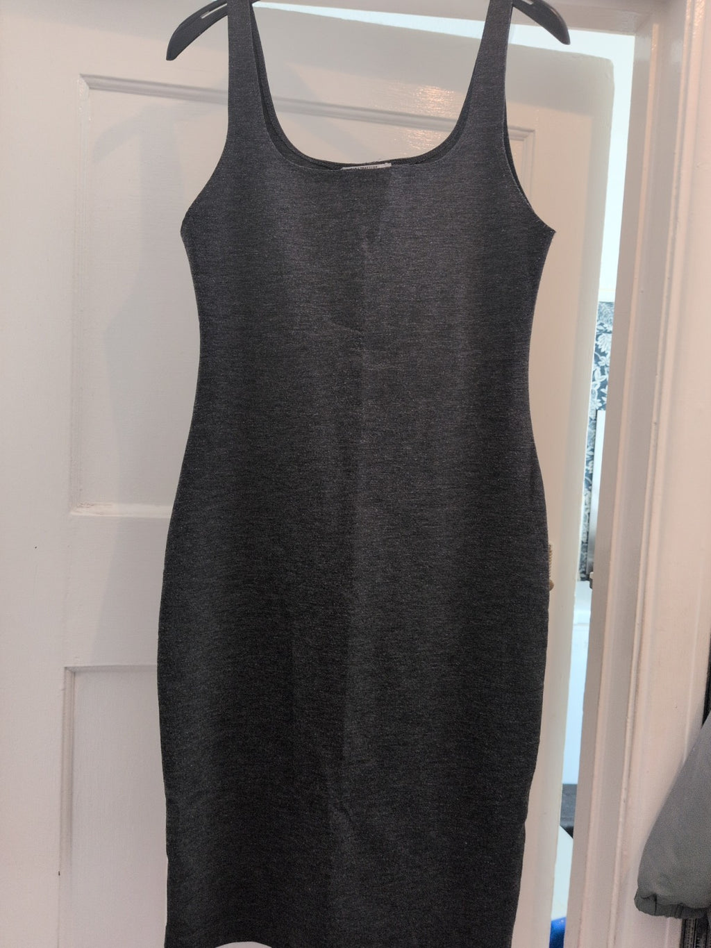 Zara Trafaluc Large Grey Sleeveless Dress