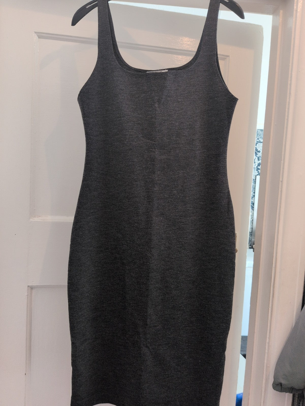 Zara Trafaluc Large Grey Sleeveless Dress