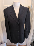 Mens Pierre Cardin Paris Size Large Navy Pinstripe Tuxedo Suit Jacket