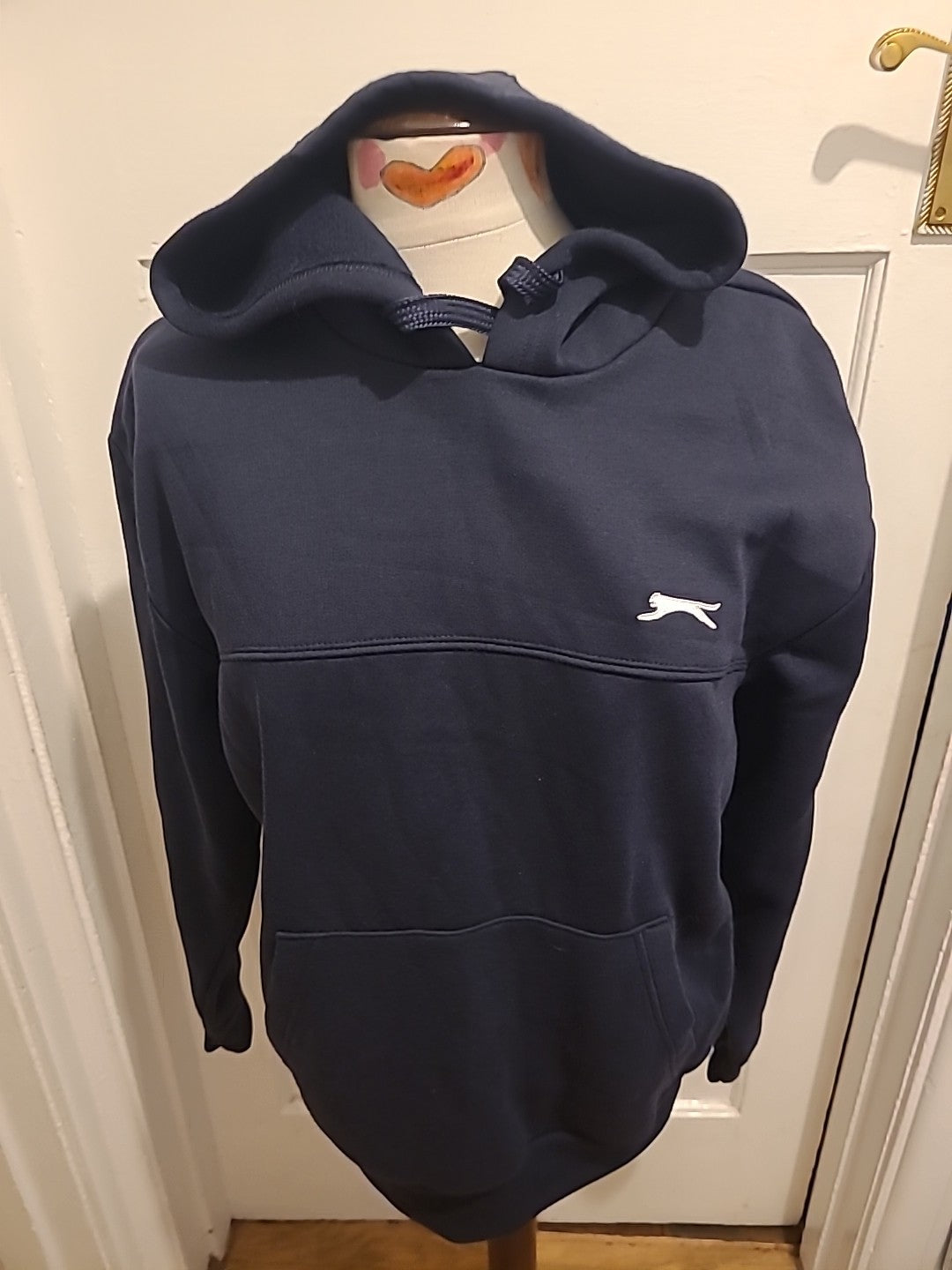 Mens Slazenger Size Small Navy Long Sleeved Hoodie