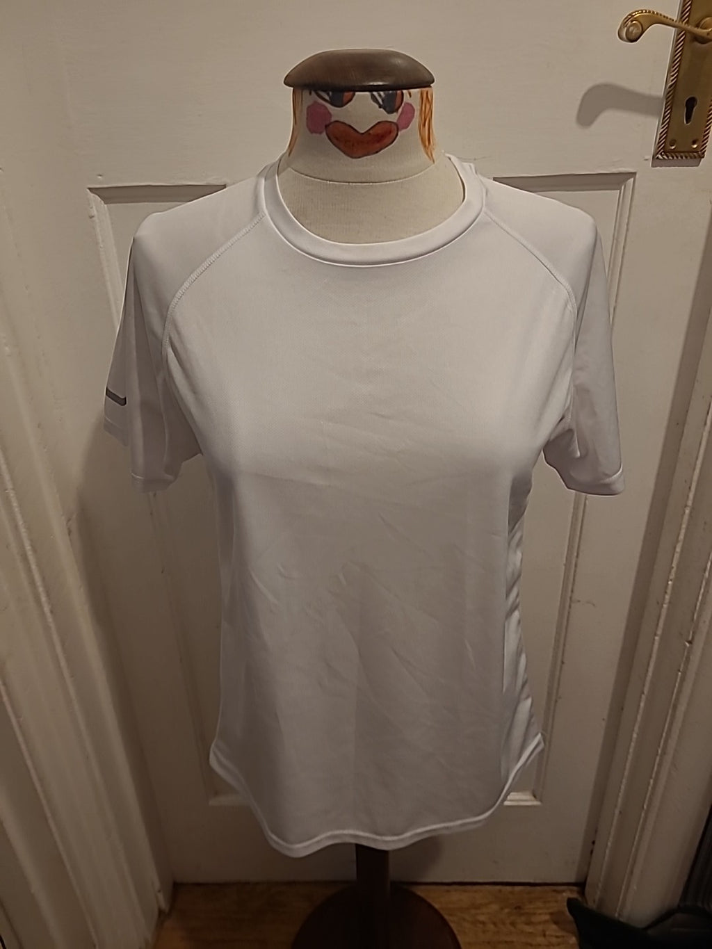 Ladies Size Small White Short Sleeved Tshirt