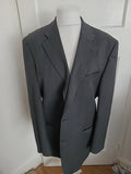 Mens Marks And Spencer Size 44M Grey Lined Padded Blazer With Lycra