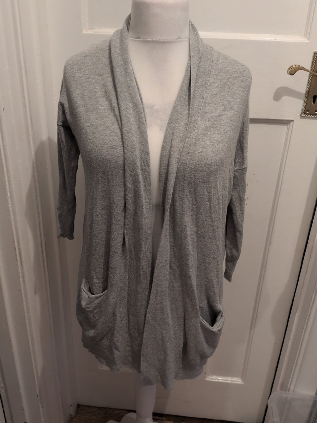 Primark 6 Grey Open Cardigan