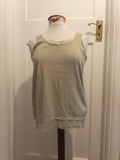 Ladies Key West Size Medium Khaki Sleeveless Tank Top