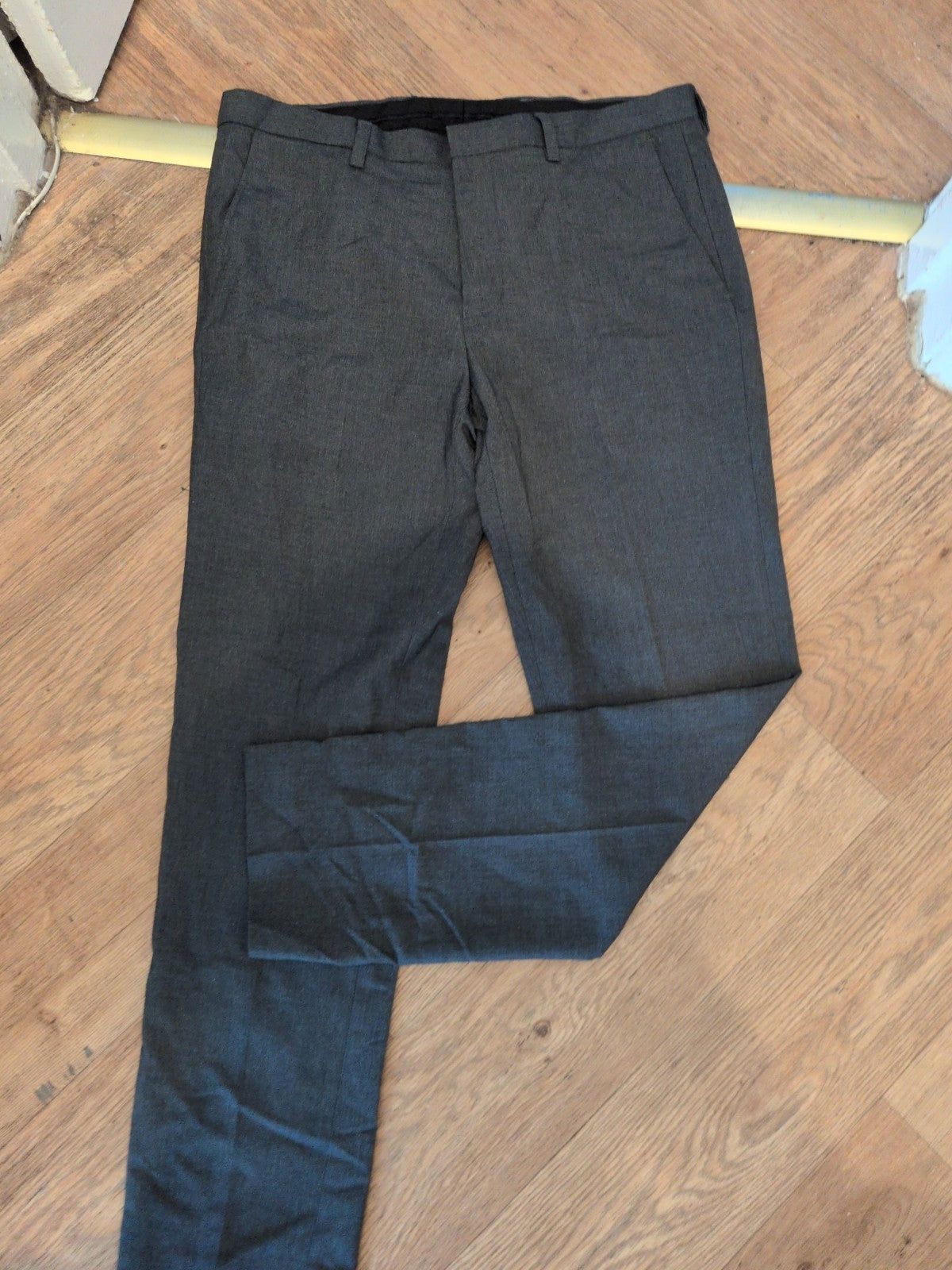Burton 32 Short Skinny Fit Grey Trousers