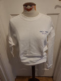 Ladies Jack Wills Size 8 White Print Sweatshirt(Marks On Front)