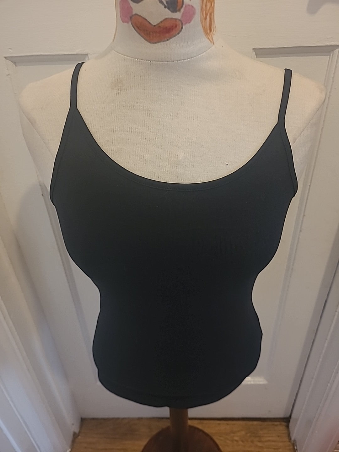 Ladies Tu Size 12 Black Sleeveless Cami Top