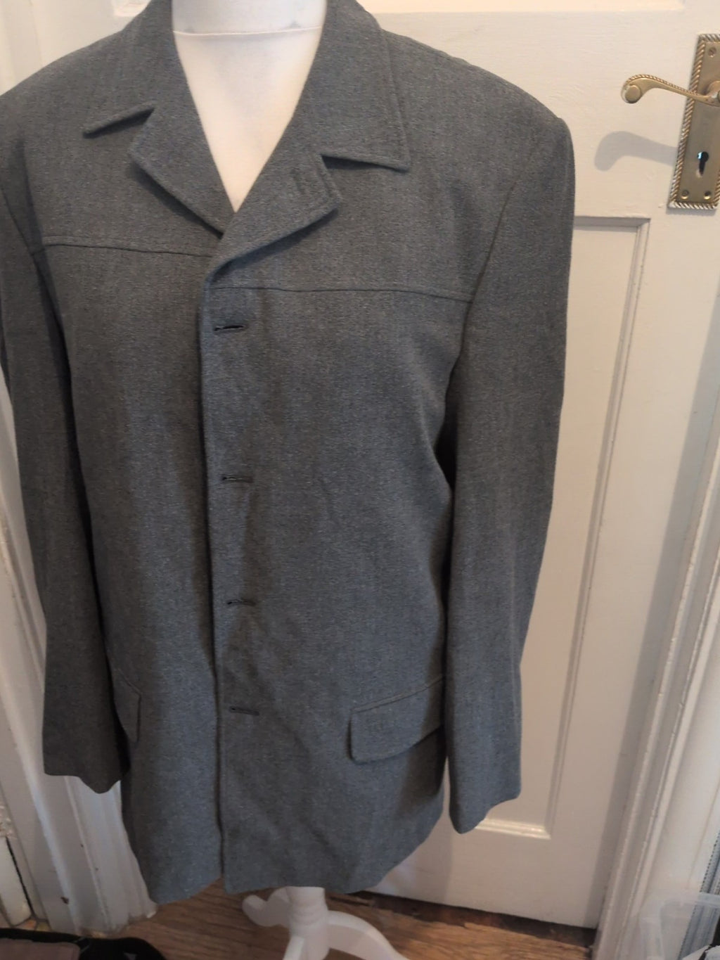 Next Large Grey Lined Padded Blazer
