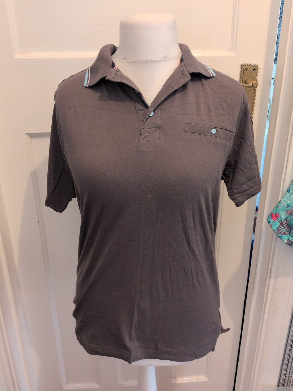 Avenue Small Grey Short Sleeve Polo