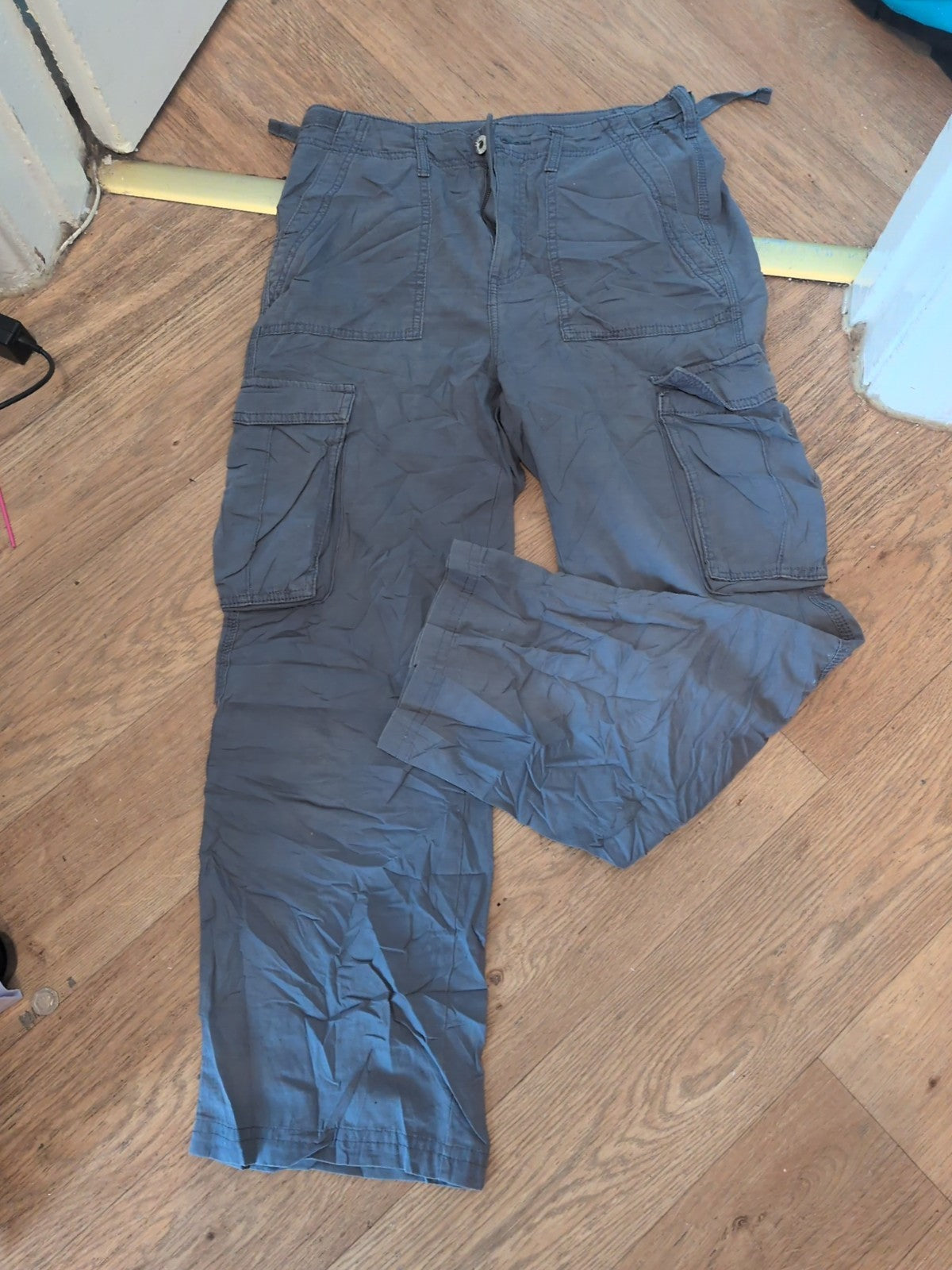 Berskha 8 Cargo Straight Grey Trousers