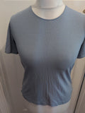 Marks And Spencer 14 Light Blue Short Sleeve T-shirt