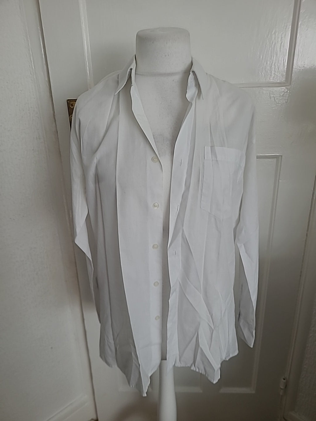 Mens Invicta Size Large White Shirt Long Sleeve