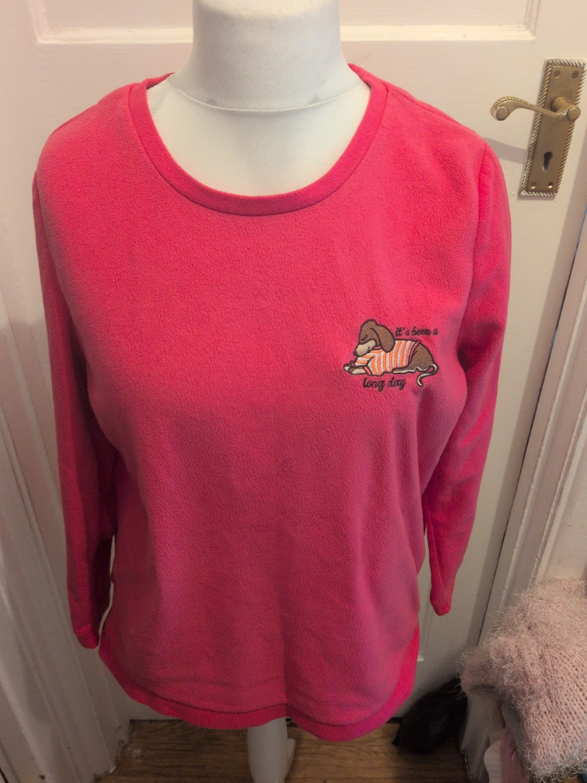 Primark 14/16 Pink Pyjama Jumper