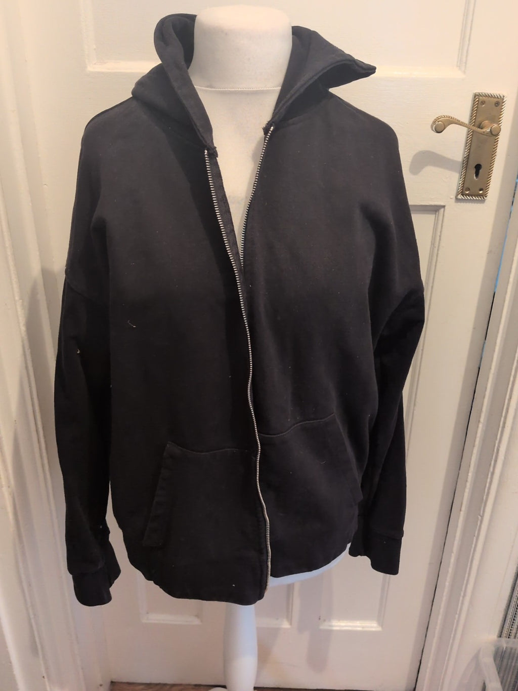 Menace Medium Black Full Zip Hoodie