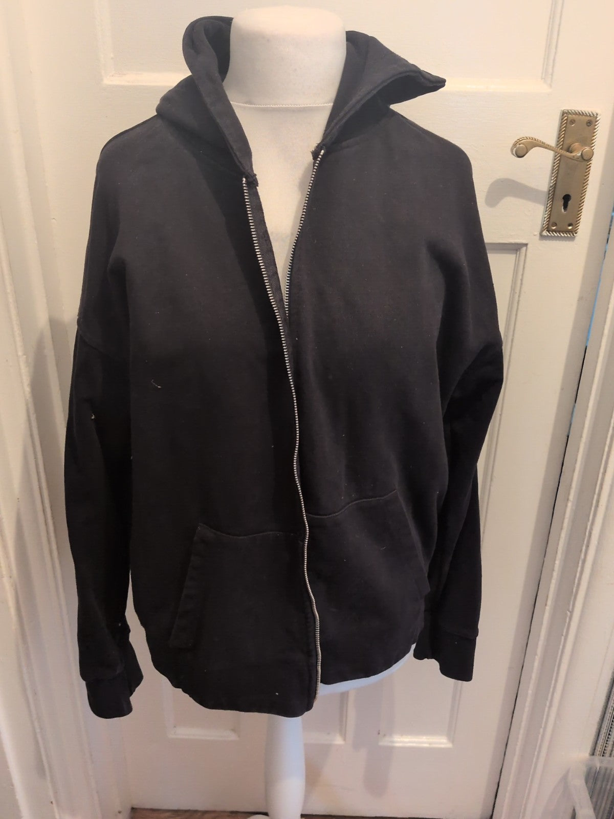 Menace Medium Black Full Zip Hoodie