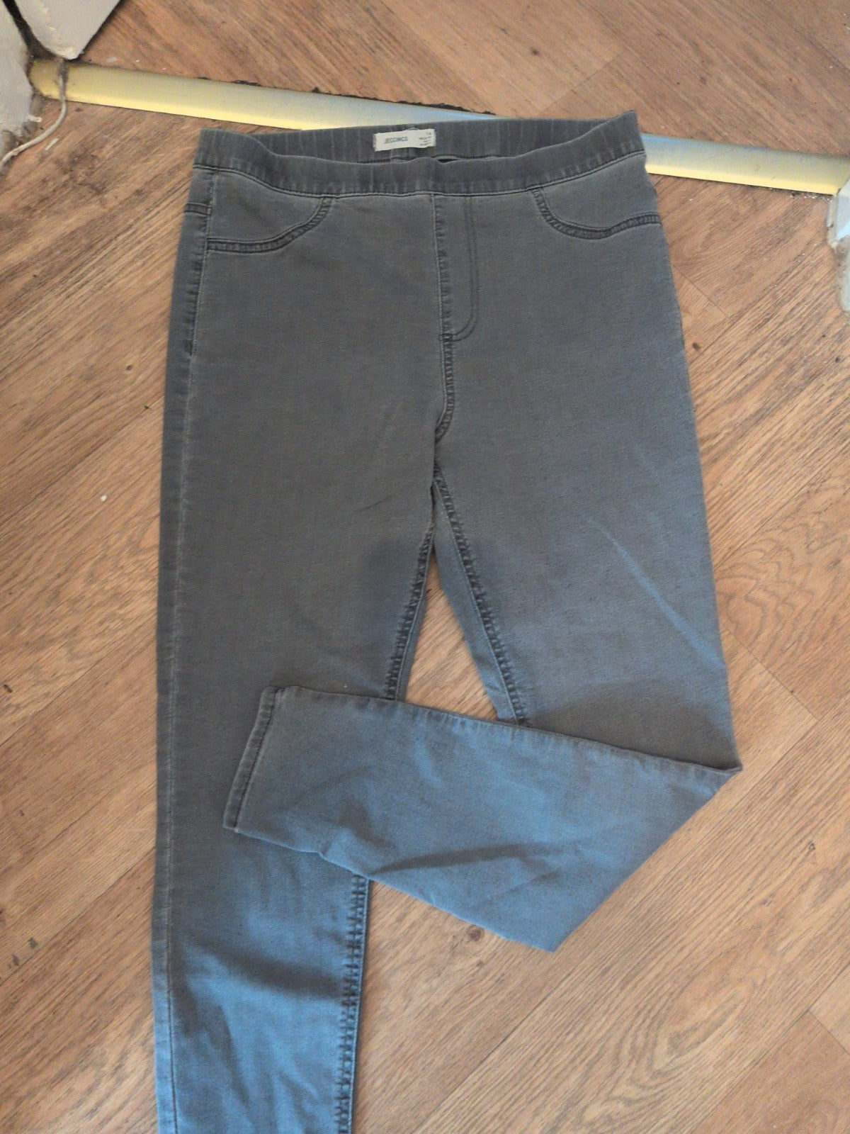 Ladies M&S Size 14 Regular Grey Jegging