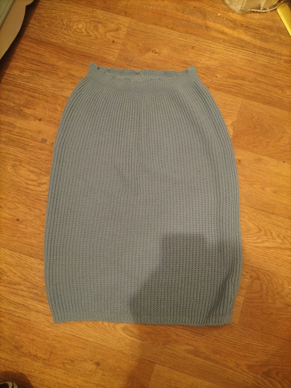 Ladies In The Style Size 12 Blue Knit Stretch Skirt